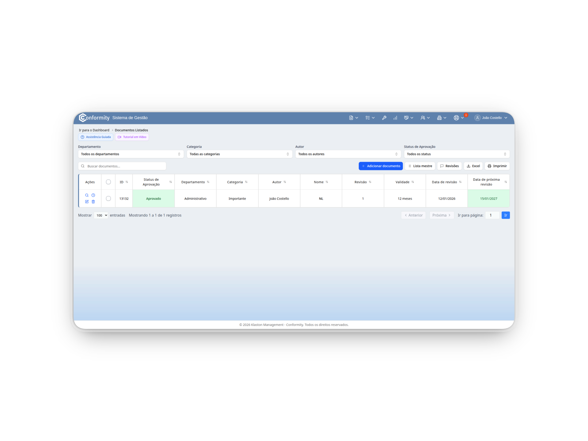 Gestão de Documentos